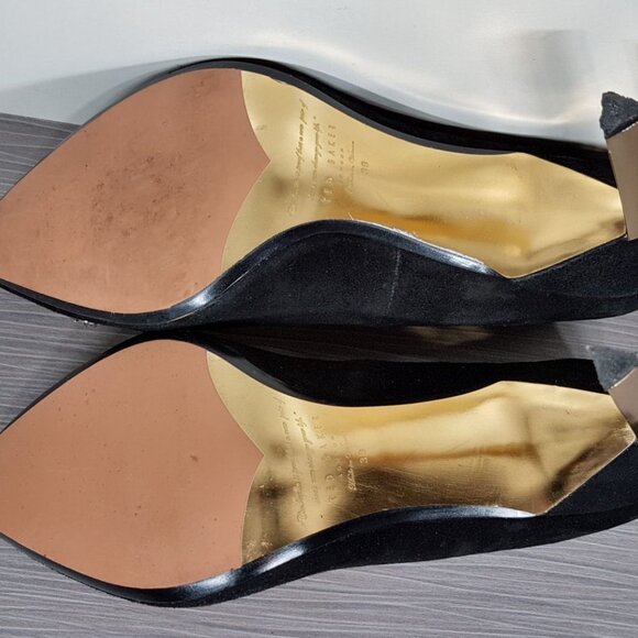 Ted Baker London 'Peetch' Black Suede Pointy Toe Pump Womens Size 8.5 / 39 - Picture 8 of 9